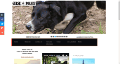 Desktop Screenshot of geesepoliceinc.com